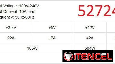 ✅✅52724487 – Fuente THERMALTAKE SMART 600 (600W/42A) 80+ Standard✅✅