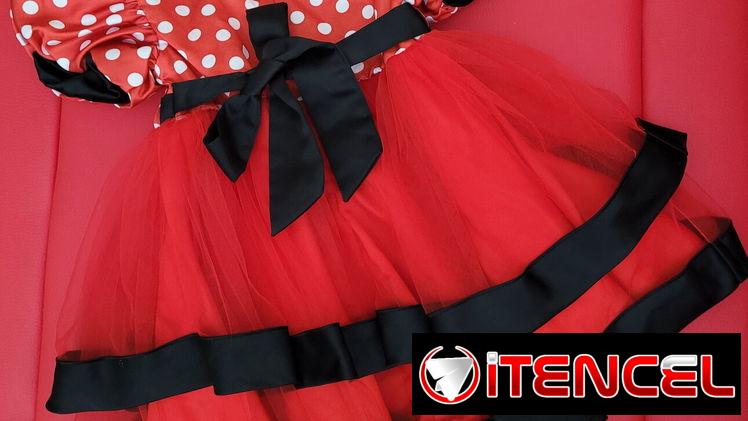 Bata de minnie con cintillo
