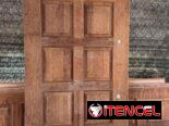 Puerta importada de madera preciosa nueva original , robusta y maciza