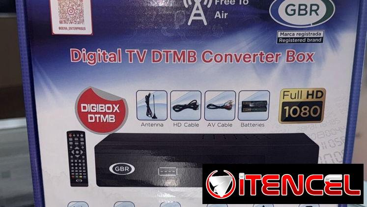 Cajita decodificadora con antena, Whatsapp +18133093827