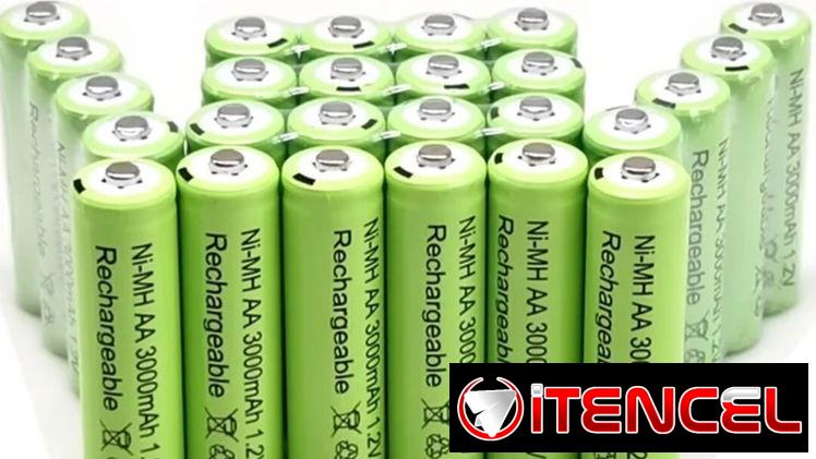 Batería recargable Nimh AA de 1.2V y 3000Mah