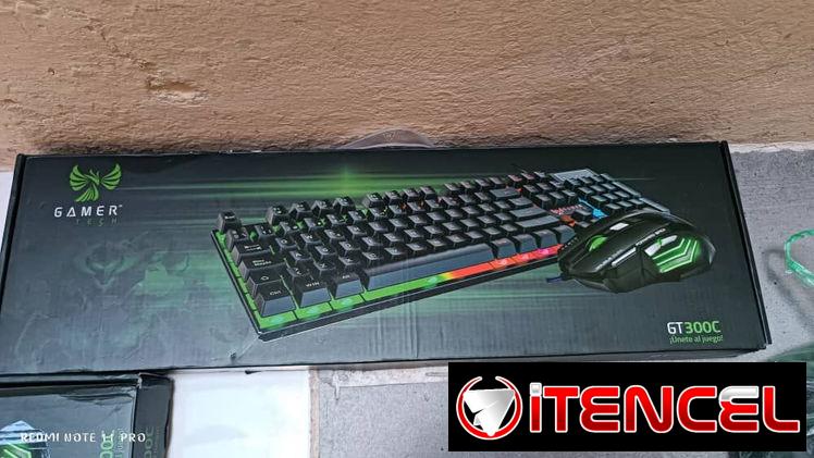 Kit Gamer Led de teclado y mouse GT 300c nuevo