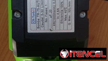 💧AUROCEBANTE ( LADRON )💧BOMBA DE AGUA CR-TURBO TR-75 – 1/2 HP 110V. MENSAJERÍA CON FACTURA Y GARANTÍA. TLF 54833699
