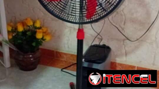 Ventilador de pedestal de corriente
