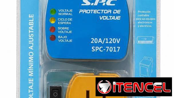 PROTECTOR DE VOLTAJE SPC 20A/120V AJUSTABLE 🔌👤