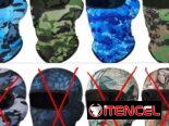 Pasamontañas camuflados protección UV