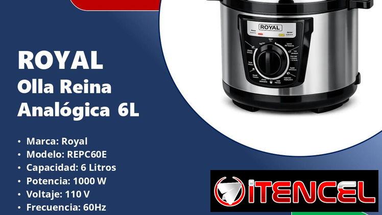 Olla Reina Analógica ROYAL 6L