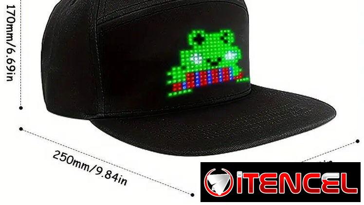 Gorra con Pantalla Editable