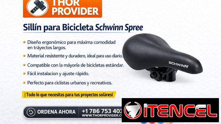 🚲 Sillín para Bicicleta Schwinn Spree