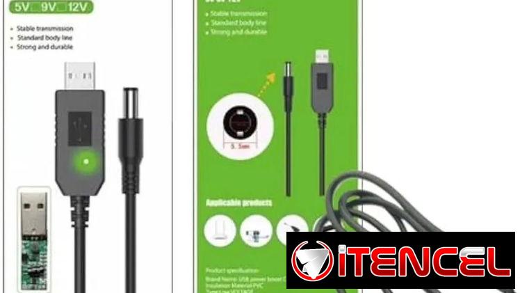 Cable Convertidor   Para Router Wifi USB /Dc