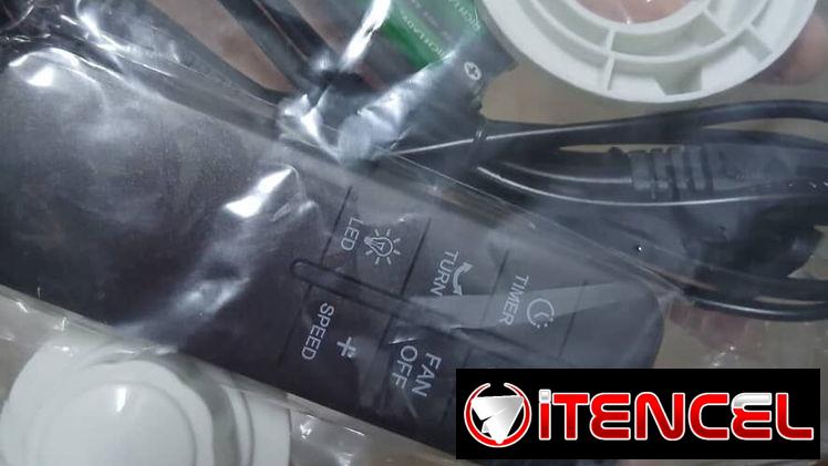● Ventilador Recargable 18′ • Bravoking • Duración de carga 11- 15  horas  • 9