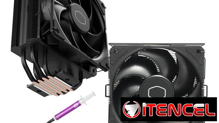 Enfriamiento por aire marca COOLER MASTER, modelo HYPER 212 Black