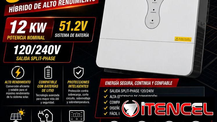 ☀️ Paneles solares 🔌 Cables fotovoltaicos 🛡 Protectores de línea ⚡ Transfer automáticos y manuales 🔋 Inversores 🔧 Cu