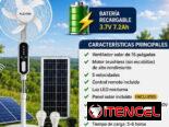 Ventiladores Recargables de Pedestal y Ventilador de Pared no Recargable