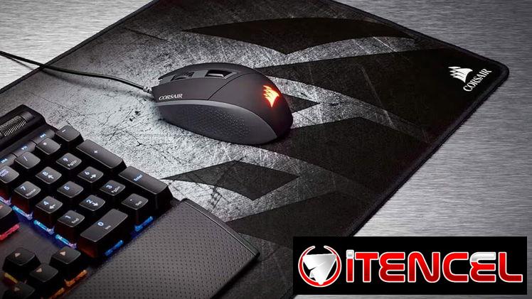 45usd Corsair MM300 – Alfombrilla de ratón para juegos de tela antidesgaste – Alfombrilla de ratón de alto rendimiento o