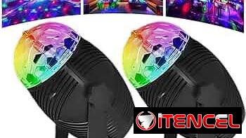 TIANLAI MQ-001 Luces De Escenario RGB, Luces Para Fiesta Discoteca Estroboscópicas