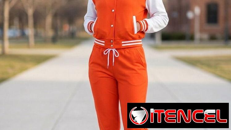 Conjunto naranja deportivo talla S 25