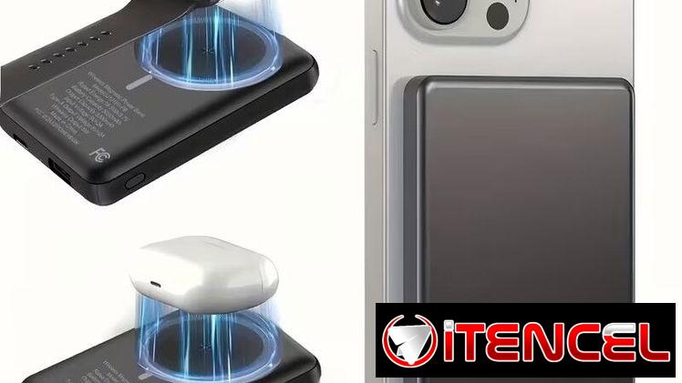POWER BANK MAGNETICO | POWERBANK 5000MAH | MAGSAFE | BATERIA EXTERNA | CARGADOR INALAMBRICO | CARGADOR PORTATIL | USB C