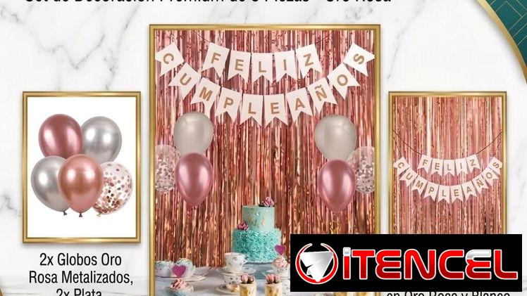Set de decoración de cumpleaños