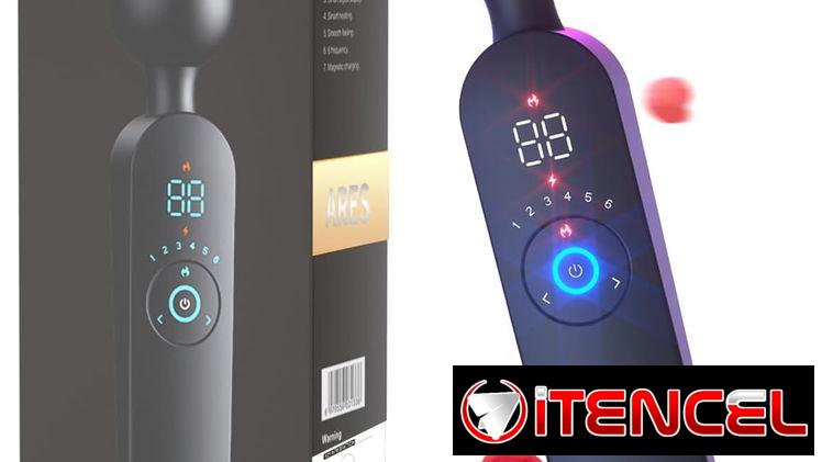 💆 Masajeador Inteligente para masajes ARES – 12 Modos, Calor y Silencioso –