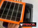 Ventilador Solar Recargable