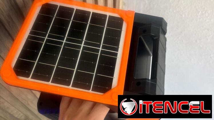 Ventilador Solar Recargable