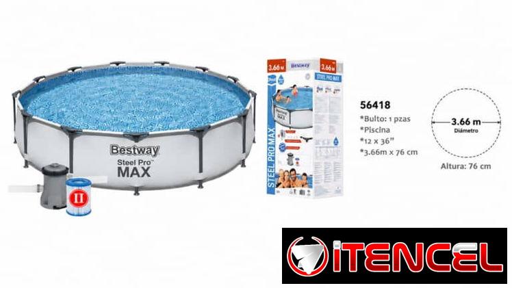 Piscinas de 4.27m 335usd,  de 3.05m 200usd /90usd Multimueble  de tv/Butacón reclinable eléctrico  Gris carmelita $380