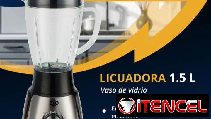Licuadora – Vaso de Vidrio EKO 500w (f)