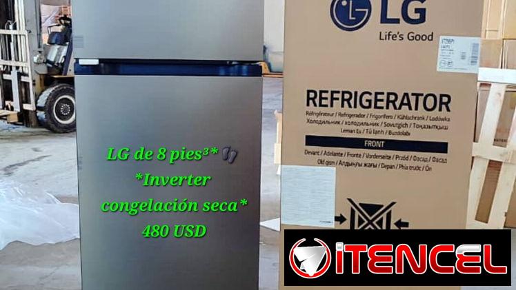 *Refrigerador LG de 8 pies³*👣 *Inverter y congelación seca*