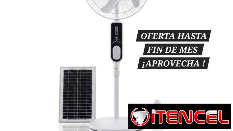 Ventilador recargable de pie STAVEL de 16″