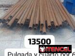 Tubos de hierro de 3/4 de 6mtr d largo pared gorda