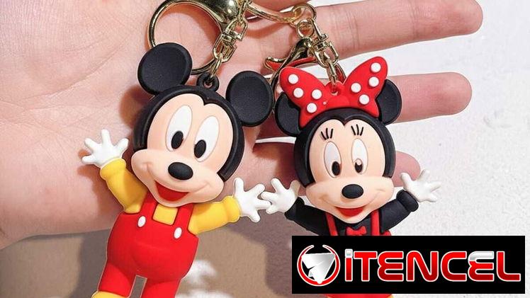 Llaveros de Minnie y Mickey