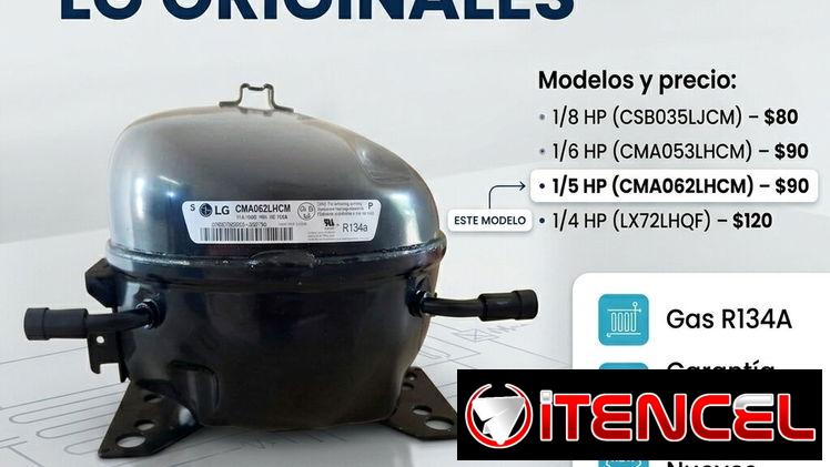 COMPRESOR 1/4 1/5 1/6 HP PARA REFRIGERADOR – PROBADOS