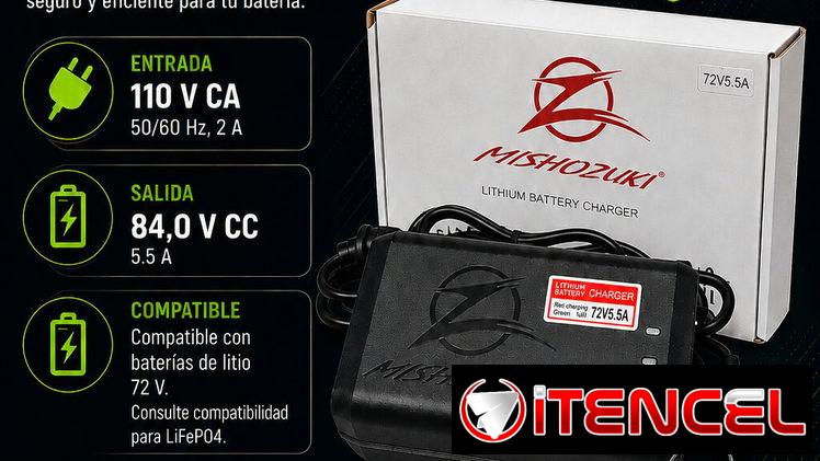 Excelente opción para cargar tu moto eléctrica cargadores Mishosuki 72 Volt x 5.5 Ah nuevos garantía Playa o La Coronela