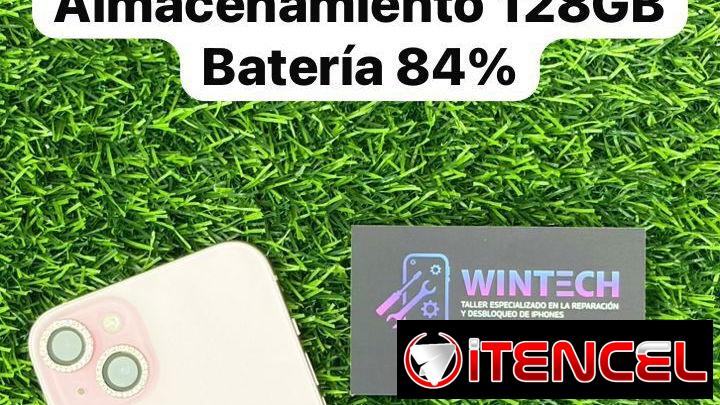 iPhone 15 Plus rosado SIM Física Libre x Rsim bat84%. W
