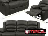 Juego de sofá reclinable 3,2,1 para tu comodidad