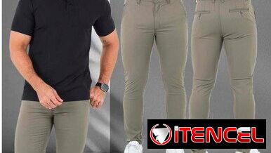Ropa para hombres y estos pantalones de vestir de diferentes modelos y tallas. Precio: 24 usd o 13200 mn.