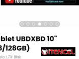 Tablet UBDXBD 10″ (18/128GB). Incluye cable y cargador