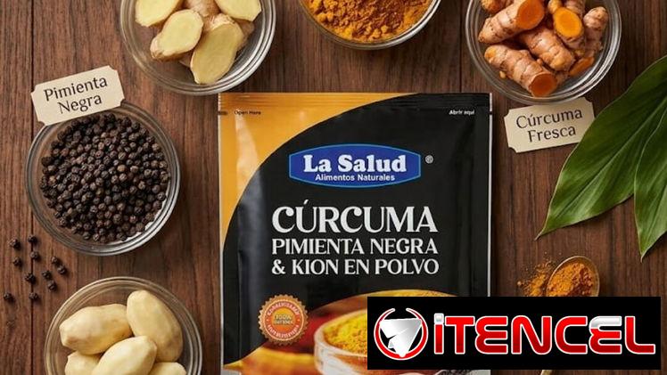 Paquete Cúrcuma piensa negra y JENGIBRE