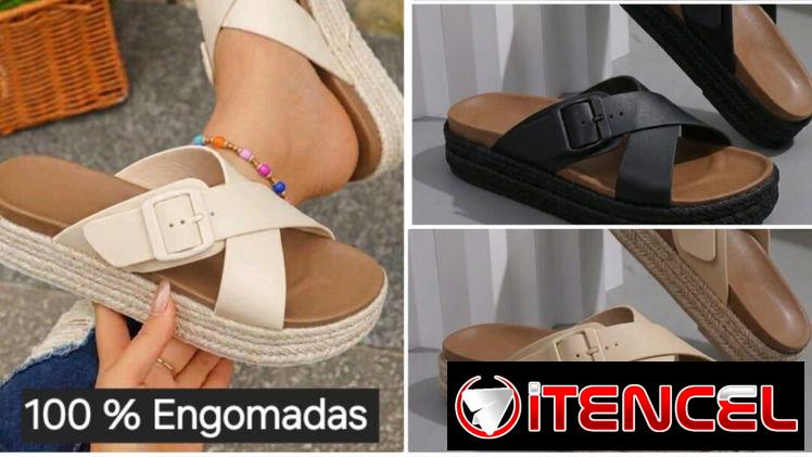 Sandalias 100% engomadas