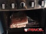 Vendo Cocina con horno, Premier, 4 hornillas, magneto, tapa de cristal -mensajería gratis