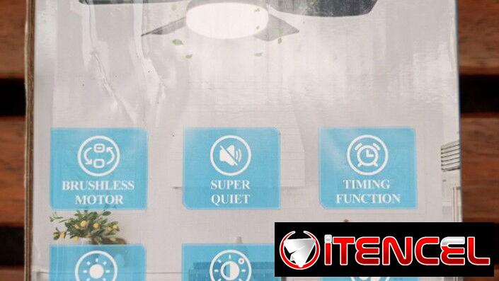 Ventilador lámpara de techo .47 centímetros de diámetro. Centro Habana