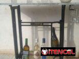 MINIBARES vintage con base de maquina de coser