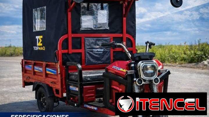 TRICICLO TOPMAQ 2026 CON TECHO $5700 Mensajería incluida