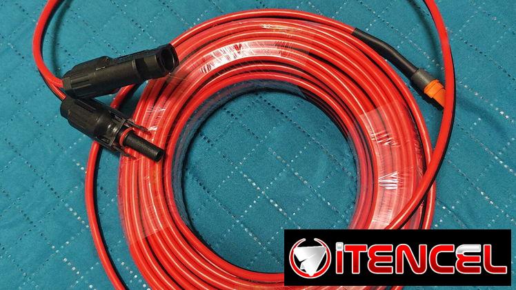 Cables originales de mc4 a xt60i de varias medidas calibre 12awg y 10awg solar
