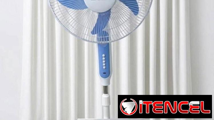 Ventilador recargable de pedestal E&E Miramar 16″