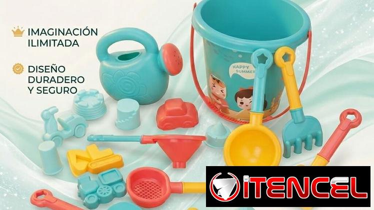 🏖️ ¡El kit definitivo para un día de playa perfecto! 🌊