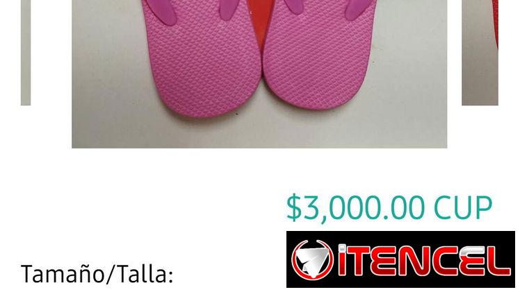 Chancletas números del 30 al 35