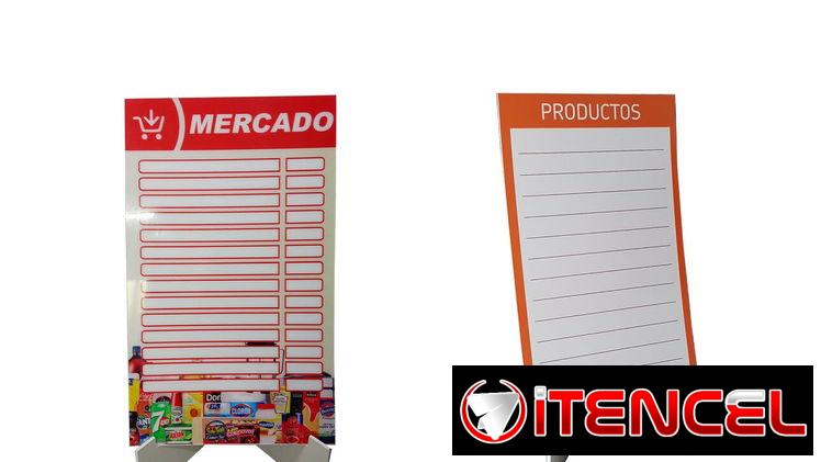 Diseño e impresión de pizarras de acrílico y PVC