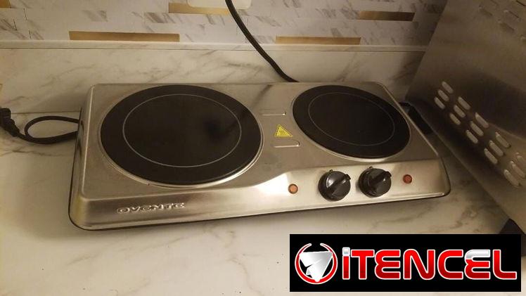 Cocina Infrarroja de dos hornillas